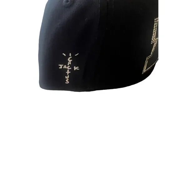 Travis Scott Cactus Jack x Michigan Wolverines Mitchell & Ness Hat Snapback (2)